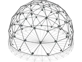 Geodatic Dome 3D Model