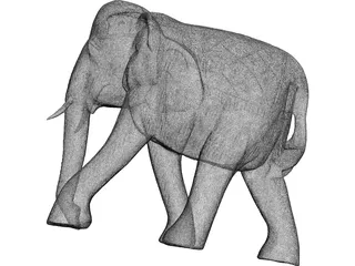 Elephant 3D Model