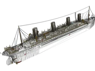 Britannic HMHS 3D Model