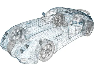 Wiesmann GT MF5 3D Model