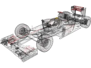 McLaren F1 Hamilton (2011) 3D Model