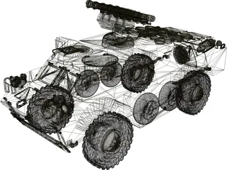 BRDM-3 3D Model