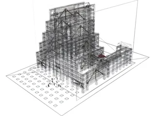 UNU Building Tokyo 3D Model