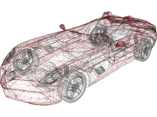 Mercedes-Benz SLR Stirling Moss 3D Model