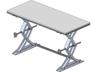 Lifting Table 3D Model