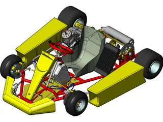 Kart 125cc 3D Model