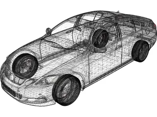 Lexus GS 450h (2010) 3D Model