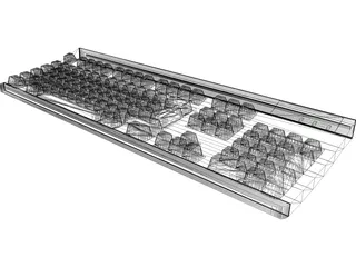 Keyboard 3D Model