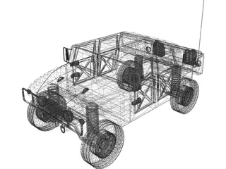 HUMVEE 3D Model