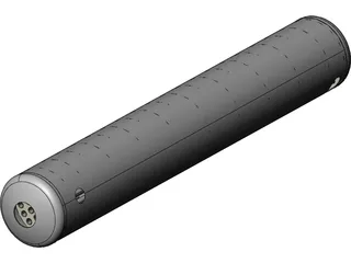 Exhaust Gas Heat Exchanger 3D Model