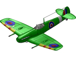 Supermarine Spitfire 3D Model