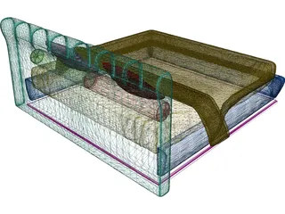 Bed 3D Model