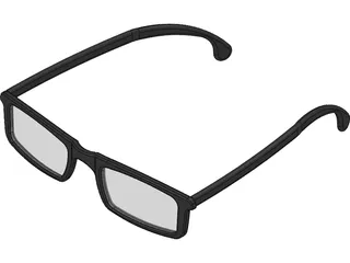 Reading Glasses 3D Model
