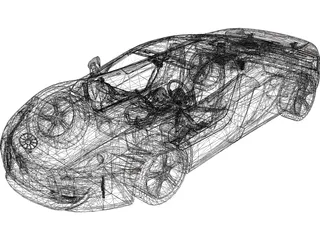 McLaren MP4-12C 3D Model