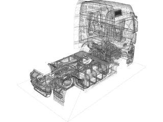 Mercedes-Benz Actros MP4 3D Model