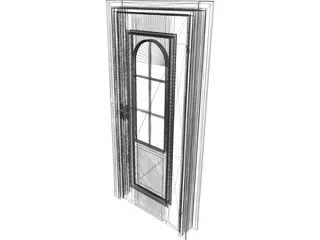 Door House 3D Model