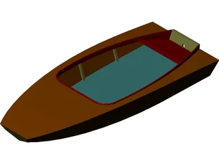 Boat Catamaran 3D Model