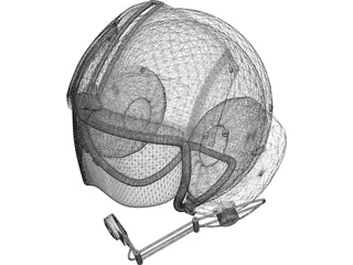 Pilot Helmet 3D Model