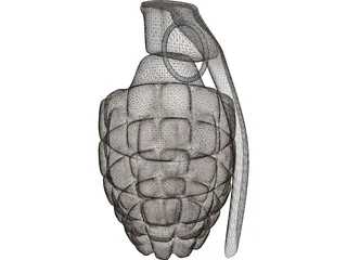 Grenade 3D Model