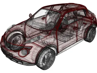 Nissan Juke (2011) 3D Model