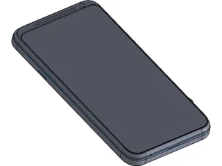 HTC EVO 3D Smartphone 3D Model