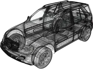 Mercedes-Benz M-Class 3D Model