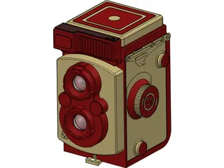 Camera Yashica 3D Model