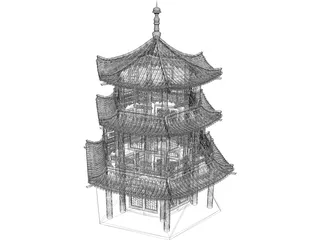 Pagoda 3D Model