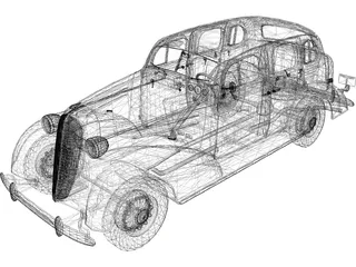 Ford Sedan (1936) 3D Model