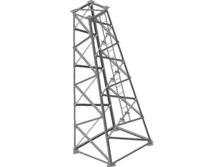 Tower Structure 3D Model