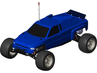 Traxxas Rustler RC Car 3D Model