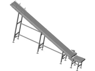 Conveyor Belt 3D Model