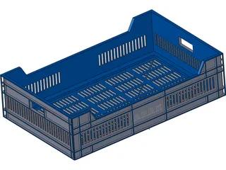 Plastic Rack 3D Model