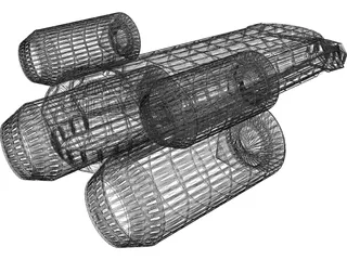 Spaceship Cargo 3D Model