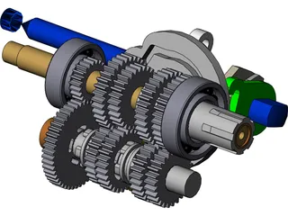 Gear Box 3D Model