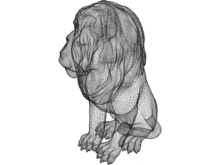 Lion 3D Model
