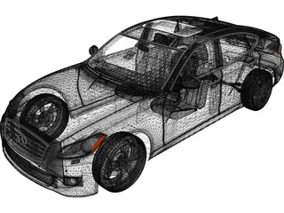 Infiniti M56S 3D Model