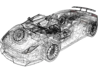 Lamborghini Gallardo LP570 Spyder 3D Model