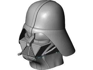 Star Wars Darth Vader Mask 3D Model