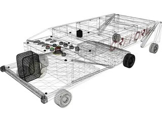 Automatic Guided Vehicle CREFORM 3D Model