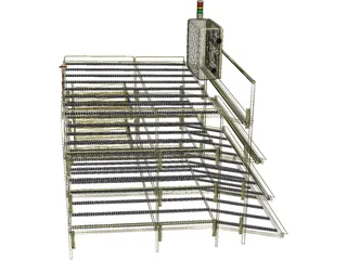 Parts Supply Rack 3D Model