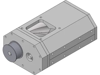 Twin Screw Supercharger 3D Model