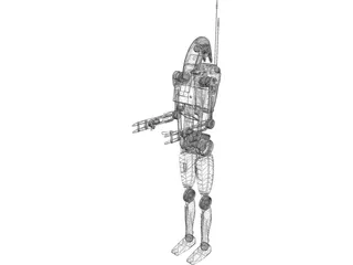 Star Wars B1 Battle Droid 3D Model