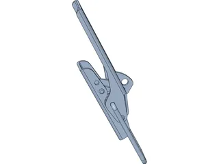 Eccentric Flush Fastener 3D Model