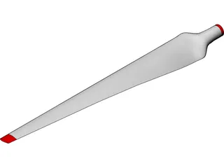 Wind Turbine Blade 3D Model