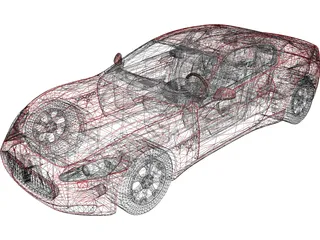 Maserati Granturismo 3D Model