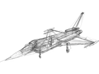 Eurofighter 2000 3D Model