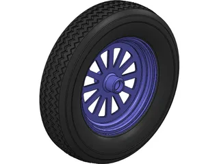 Wheel 12 inch Car 3D Model