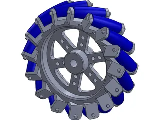 Mecanum Wheel 3D Model