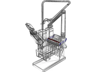 Dental Unit 3D Model